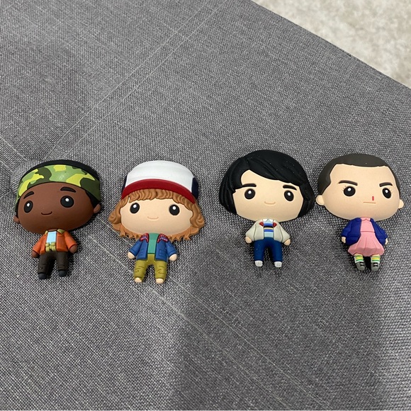 Stranger Things magnets, from mystery pouch. Set of 4 - Picture 1 of 7